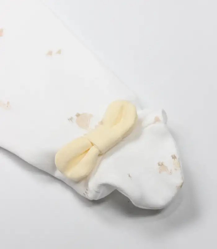 Patikli Alt Welcome Baby Duck 16107 Sarı-Ekru