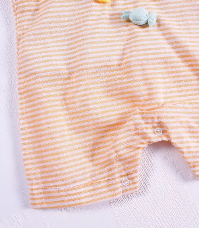 Candy Figürlü Badili Kız Bebek Tulumu