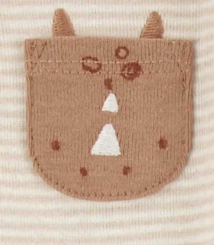 Erkek Bebek Uzun Kollu Body Set 4lü Paket  Renkli