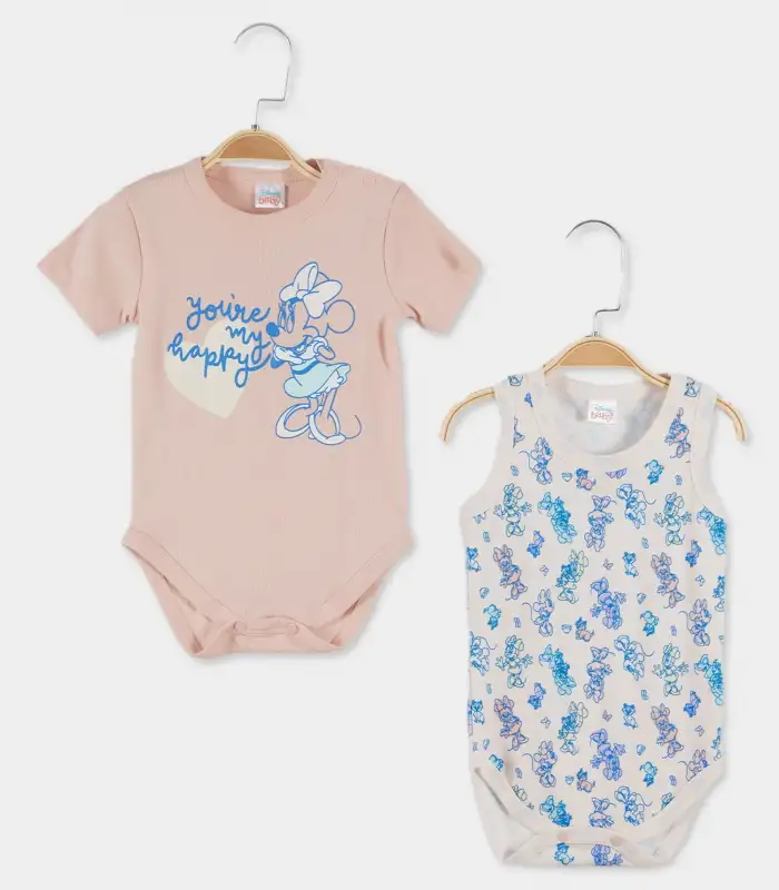 Çimpa Minnie 2Li Body Pembe Pembe