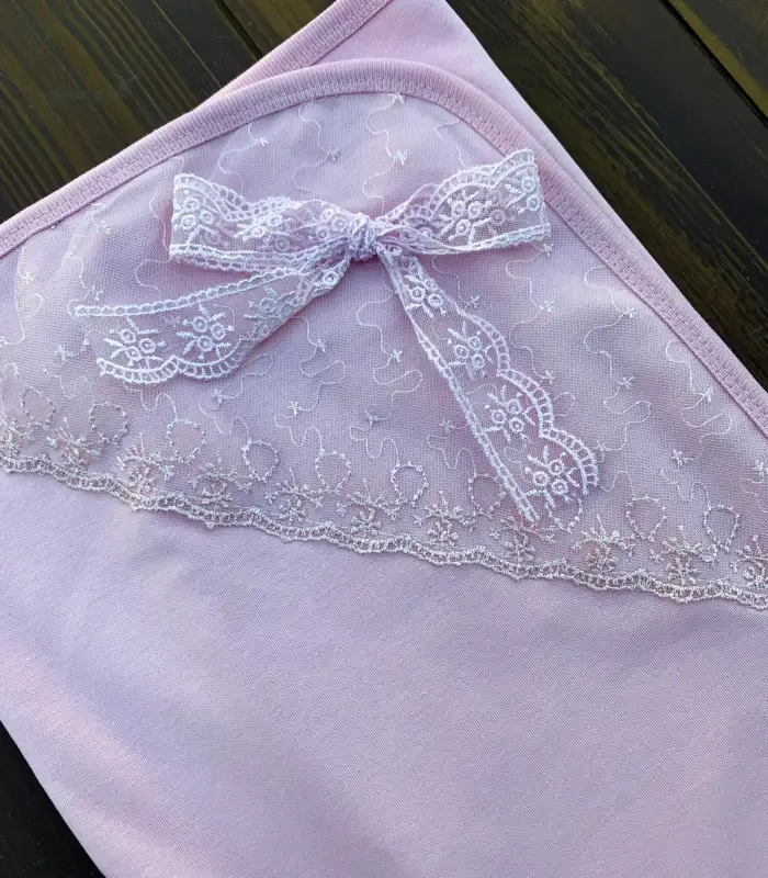 Dantel İşlemeli 10 Parça Yeni Doğan Hastane Seti %100 Pamuk