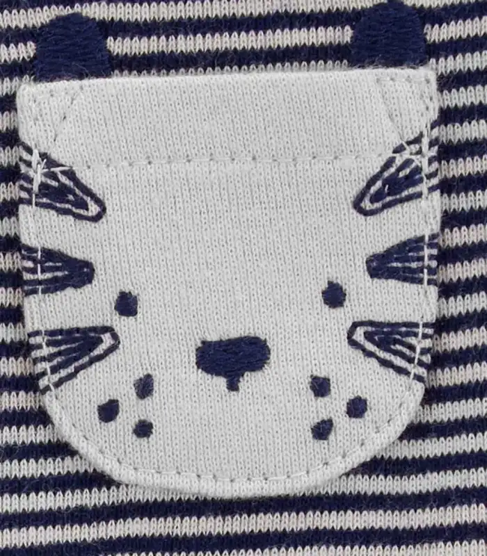 Erkek Bebek Kısa Kollu Body 5li Paket  Renkli