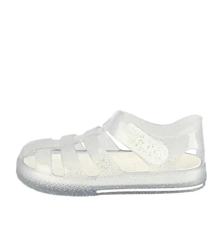 Glitter Sandalet S Purpurina Transparente