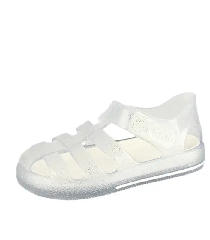 Glitter Sandalet S Purpurina Transparente