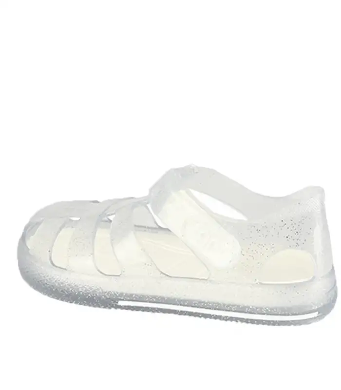 Glitter Sandalet S Purpurina Transparente