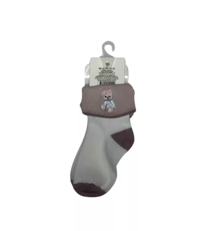 Katamino Nessa Nakışlı Bebek Soket Çorap K46254 Asorti
