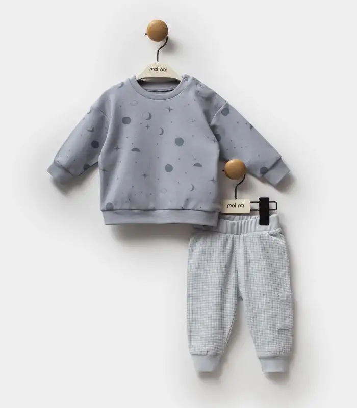 Moi Noi Galaxy 2li Takım MNB5311 Gri