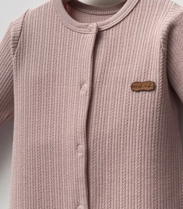 Moi Noi Şapkalı Tulum MNB1236 Mürdüm