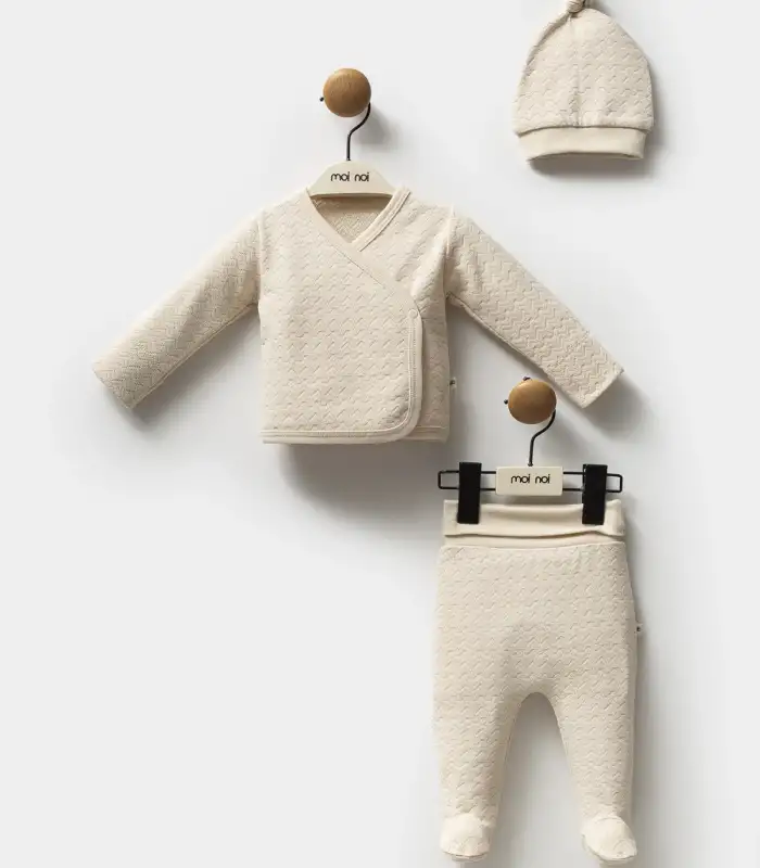 Moi Noi Zıbın Takım MNB3027 Bej