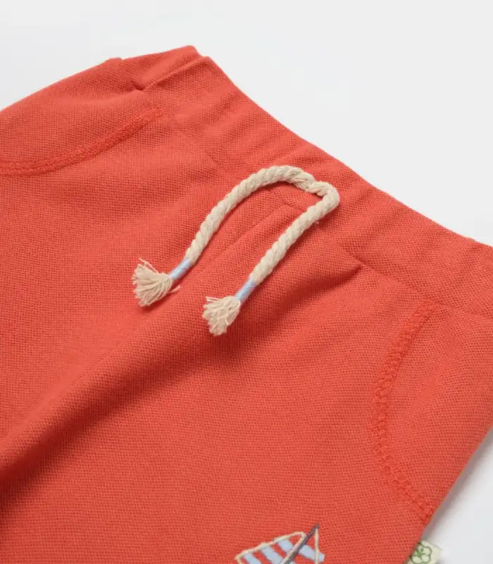 Sun Lets Sail Patiksiz Bebek Pantolon  Ekru Mavi