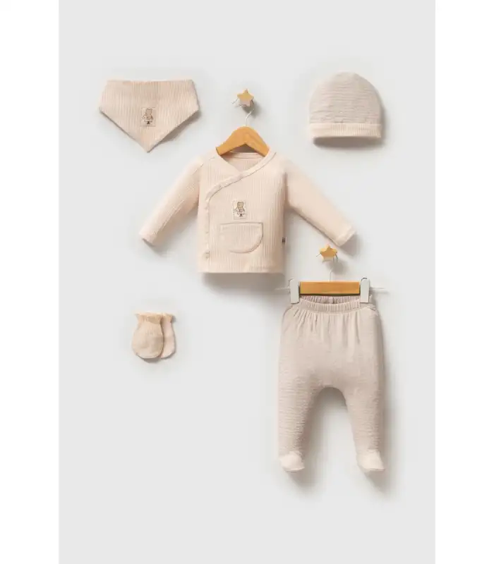 Tongs Baby Daily Elegance Zıbın Takımı 5652 Gri