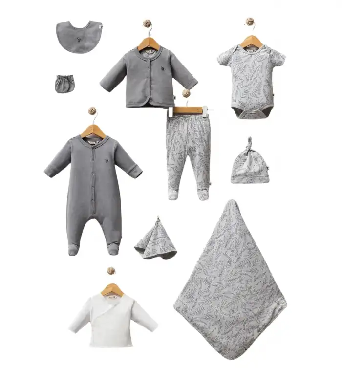 Little Frog 10 Parça Hastane Çıkışı Grey