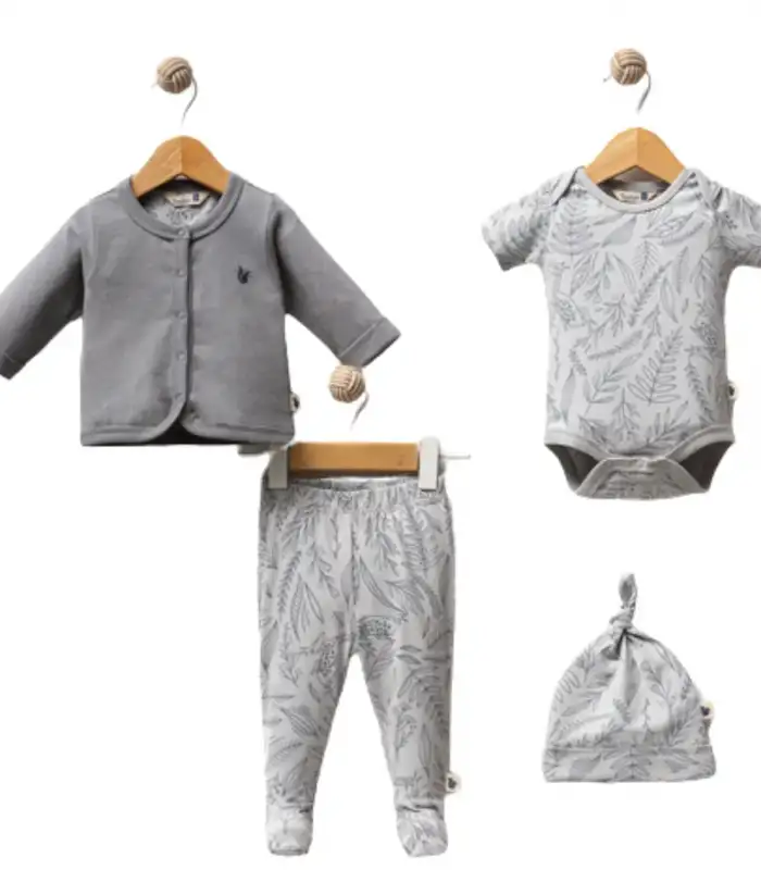 Little Frog 10 Parça Hastane Çıkışı Grey