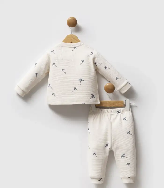 U.S. Polo Assn 2 li Takım USB2605 Ekru