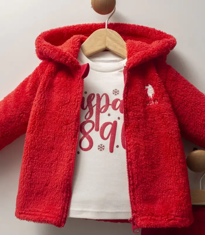 U.S. Polo Assn 3lü Takım USB2732 Kırmızı