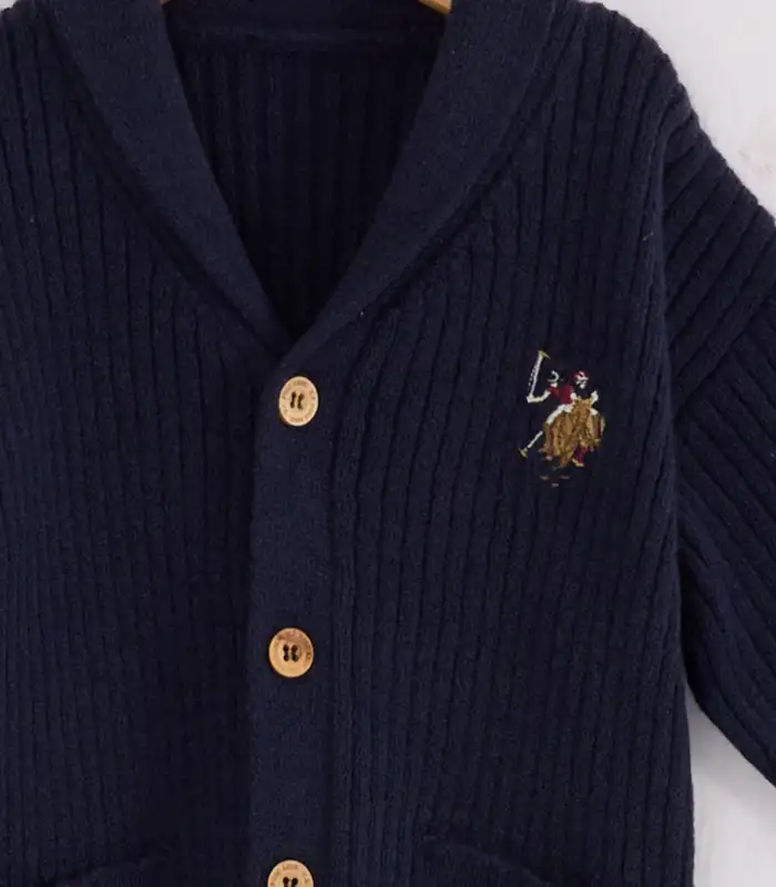 U.S. Polo Assn Bebek Hırka USB2608 Lacivert