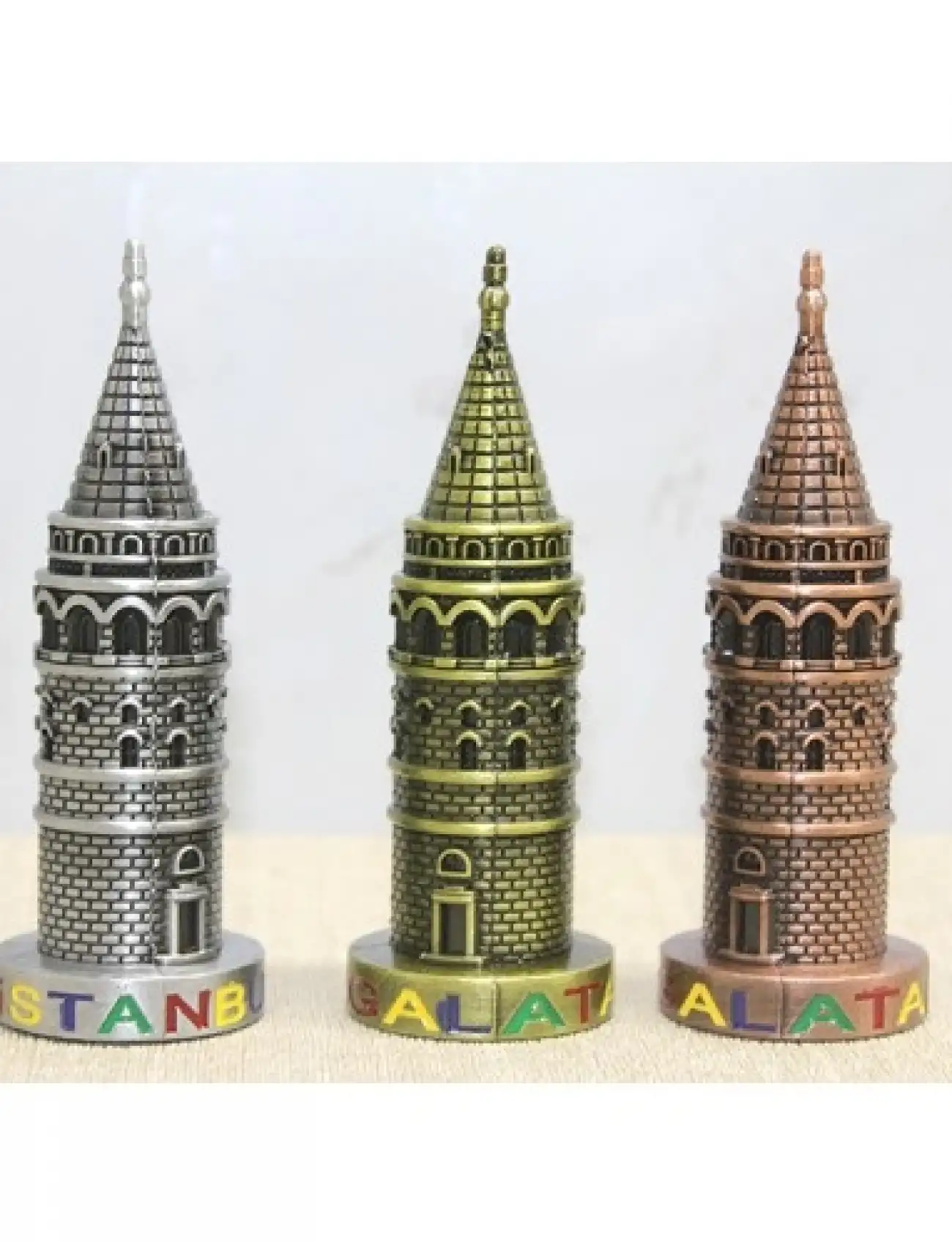 10 cm Metal Galata Kulesi