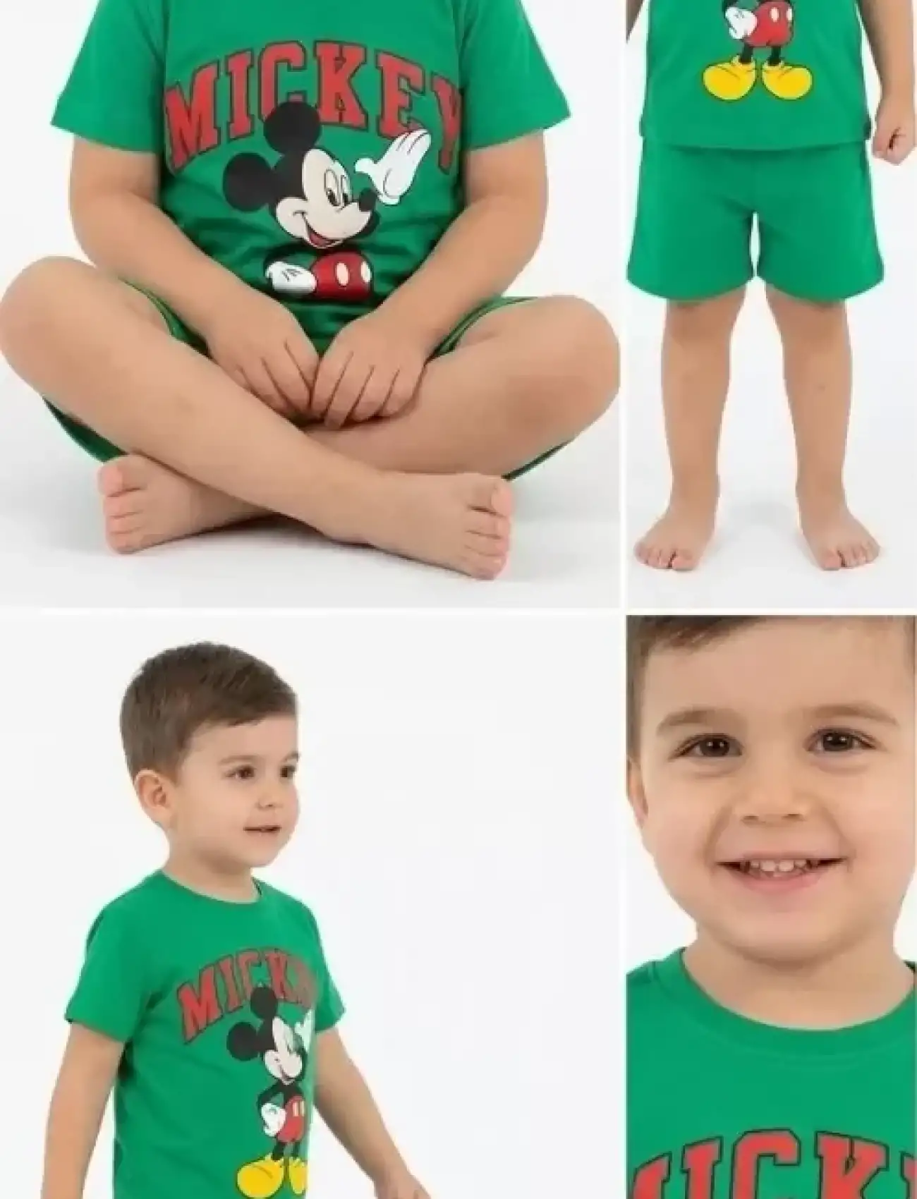 2/5 Yaş Mickey Baskılı Çocuk Takımı