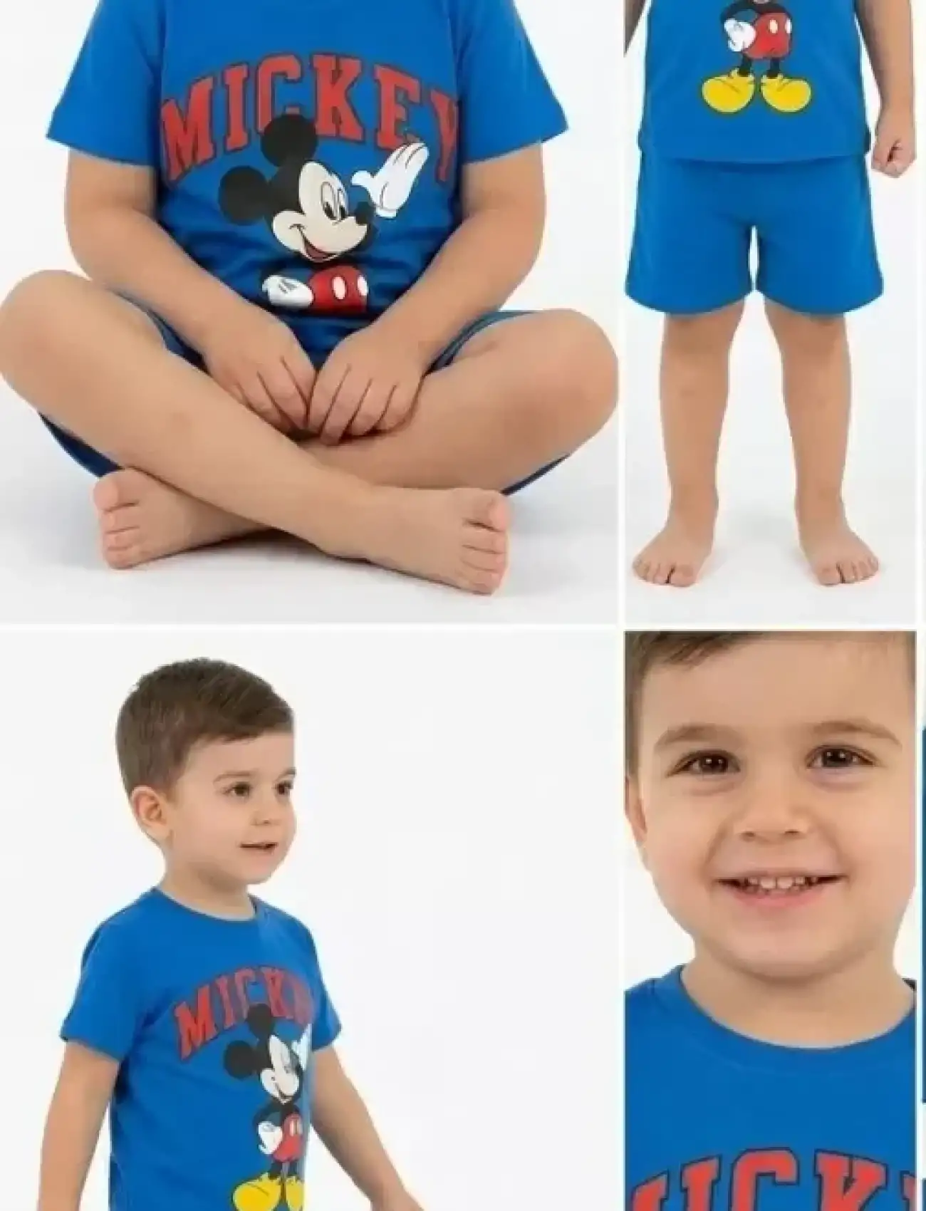 2/5 Yaş Mickey Baskılı Çocuk Takımı