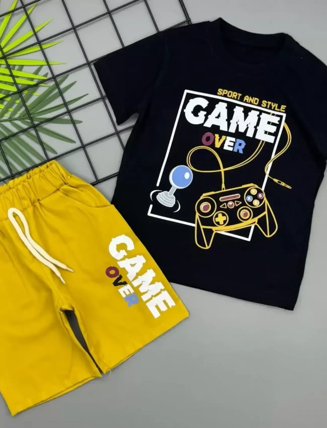 3/5 Yaş Game Konsol Baskılı Çocuk Takımı