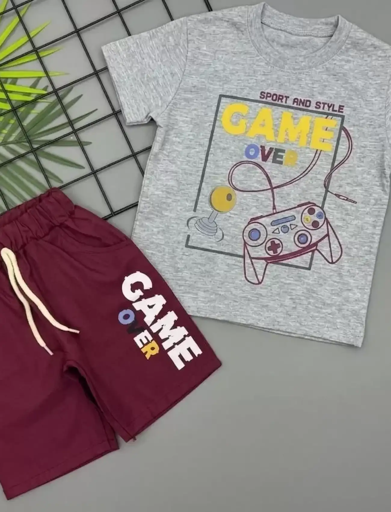 3/5 Yaş Game Konsol Baskılı Çocuk Takımı