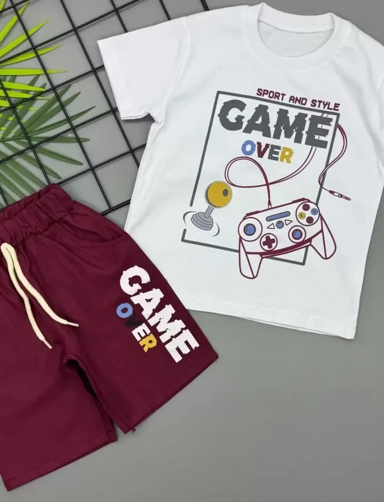 3/5 Yaş Game Over Baskılı Çocuk Takımı