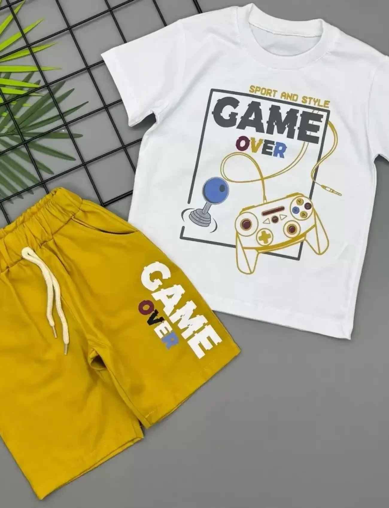 3/5 Yaş Game Over Baskılı Çocuk Takımı