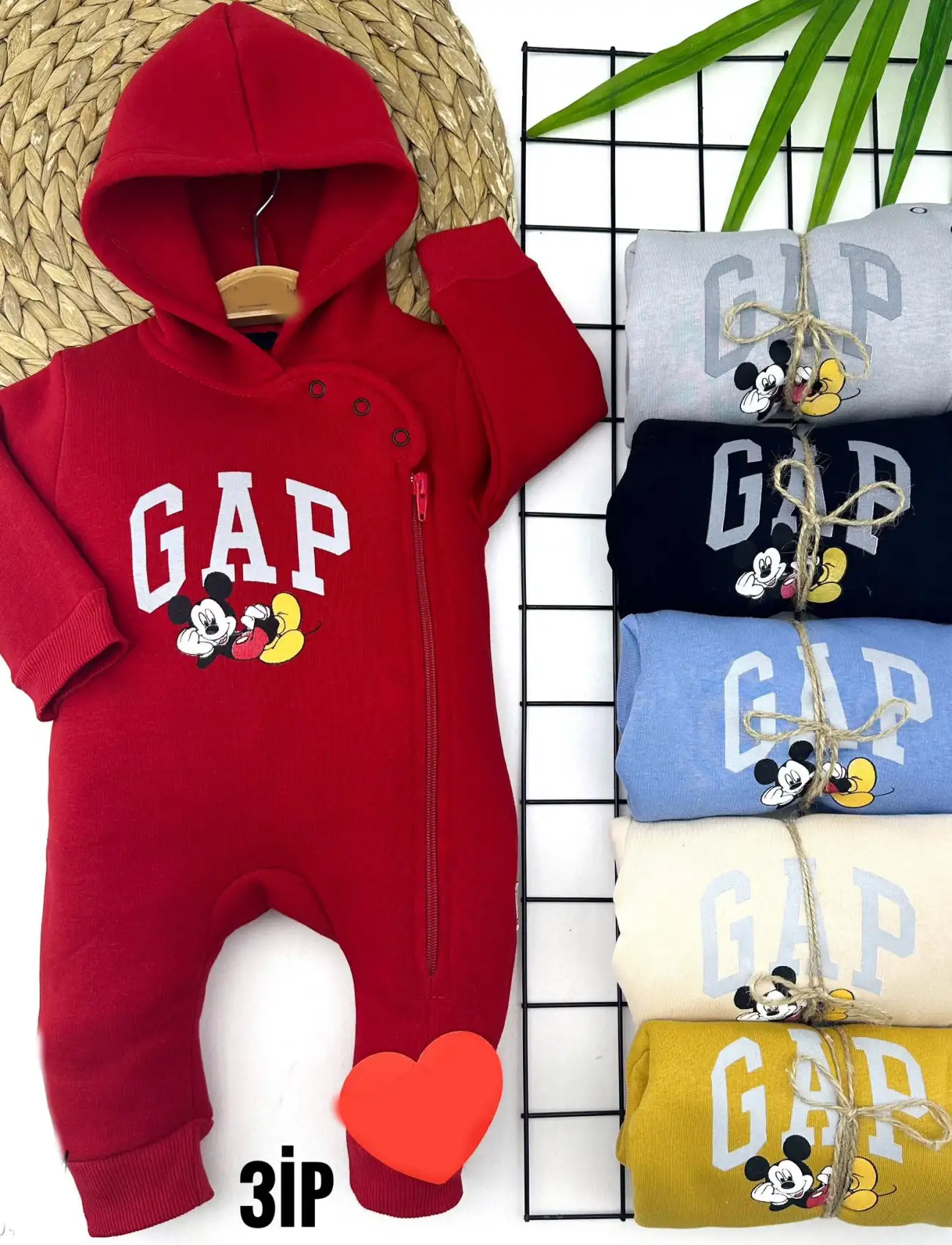 3-6-9-12 Ay Kapşonlu Yaka Çıtçıtlı Boydan Fermuar Kapamalı Uzun Kollu Kız Erkek Bebek Tulumu Siyah