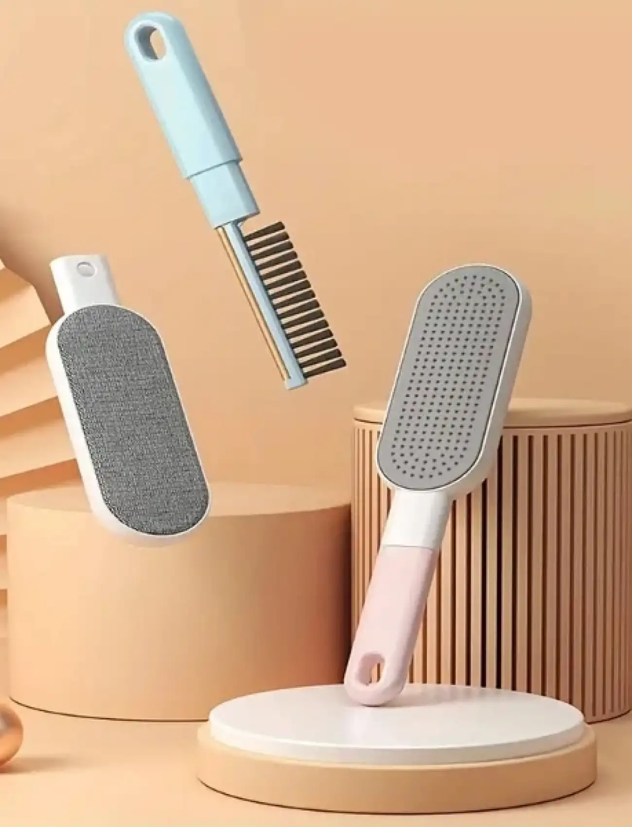 4ü 1 Arada Tüy Toplama Fırçası