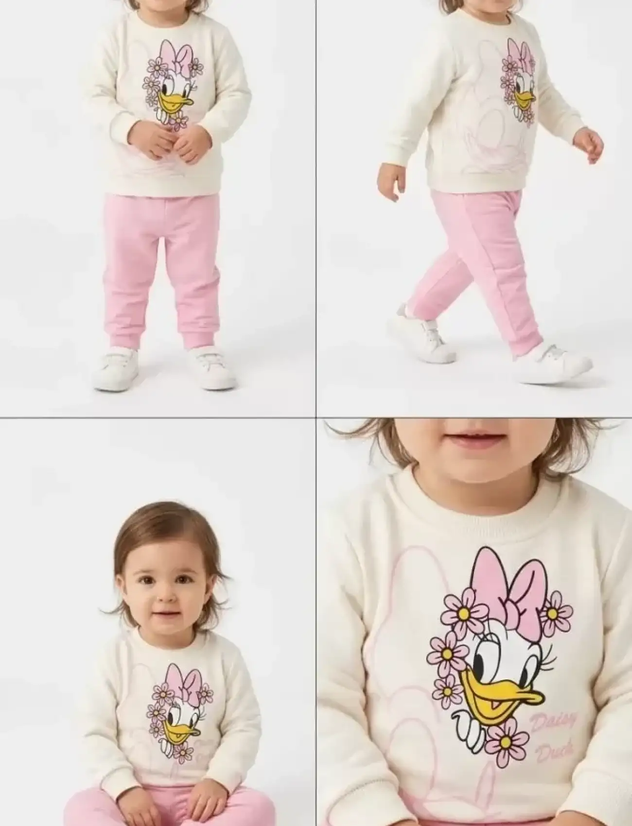 6/24 Ay Ördek Baskılı Basic Bebek Takımı