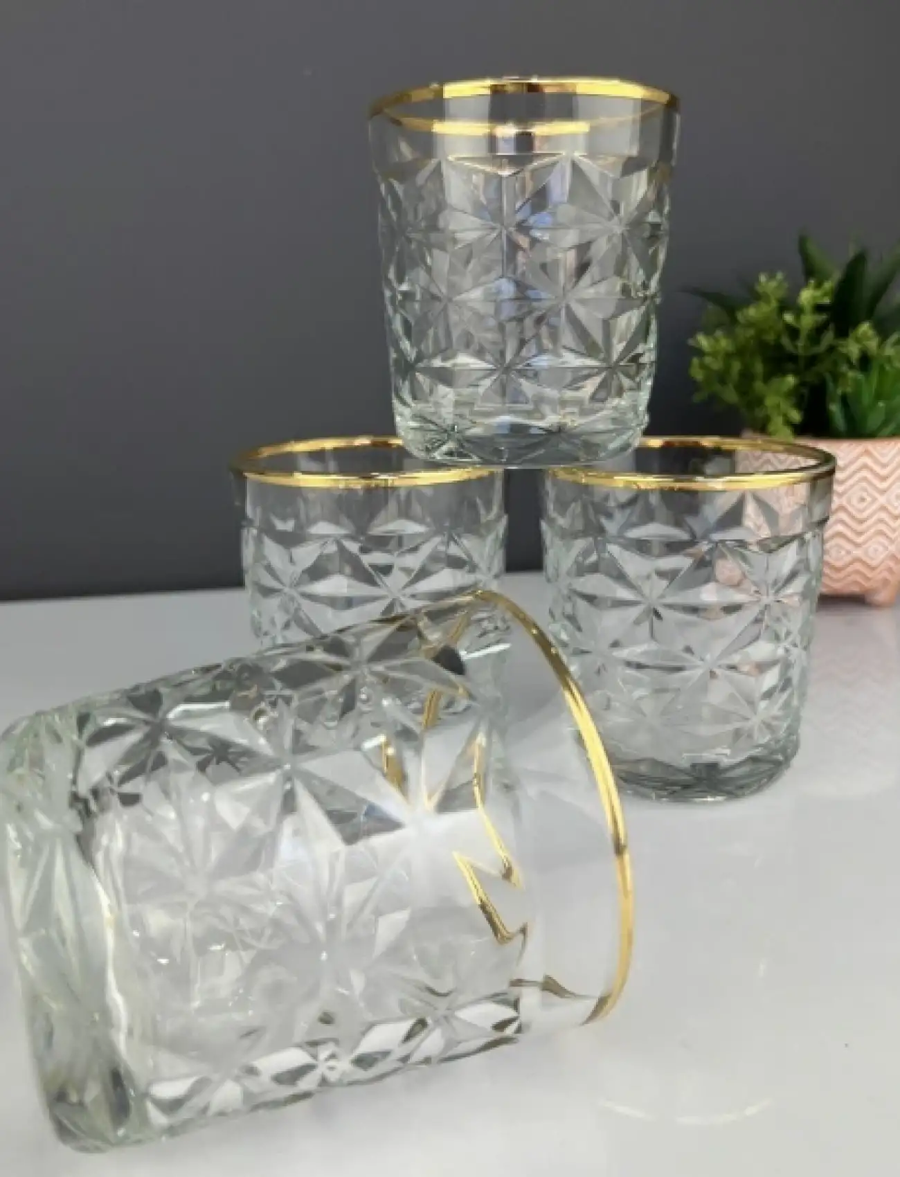 6lı Kristal Meşrubat Bardağı 300 Ml