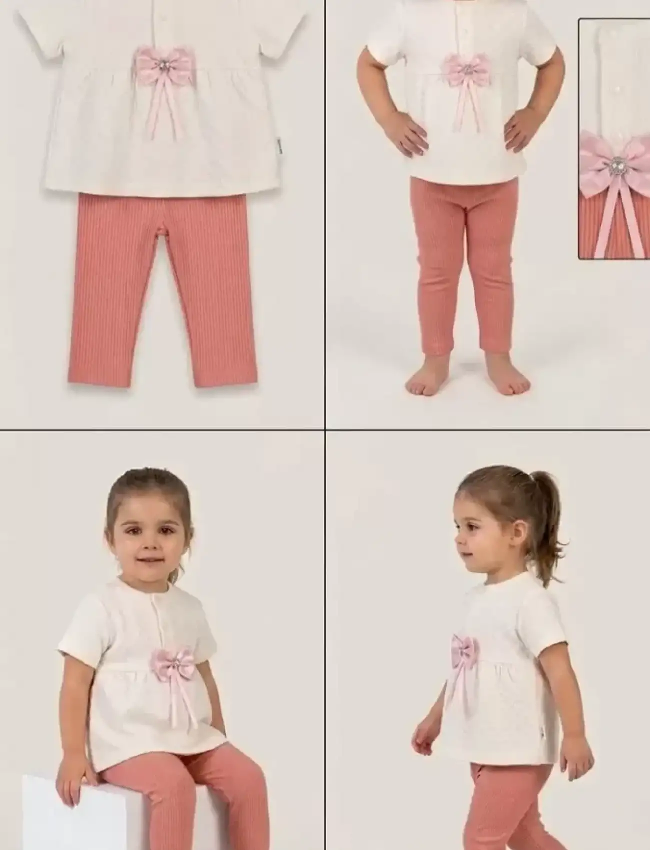 9/24 Ay Fiyonk Süslü Bebek Takımı