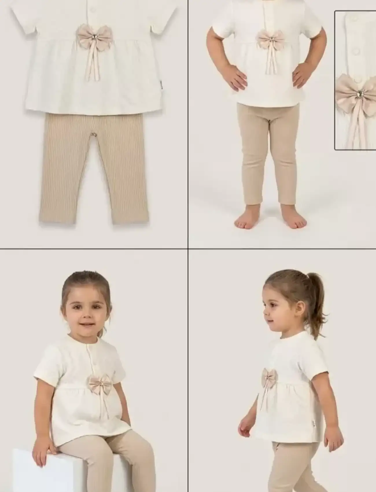 9/24 Ay Fiyonk Süslü Bebek Takımı