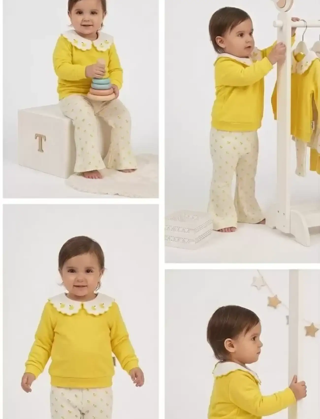 9/24 Ay Piti Kalpli Penye Bebek Takımı
