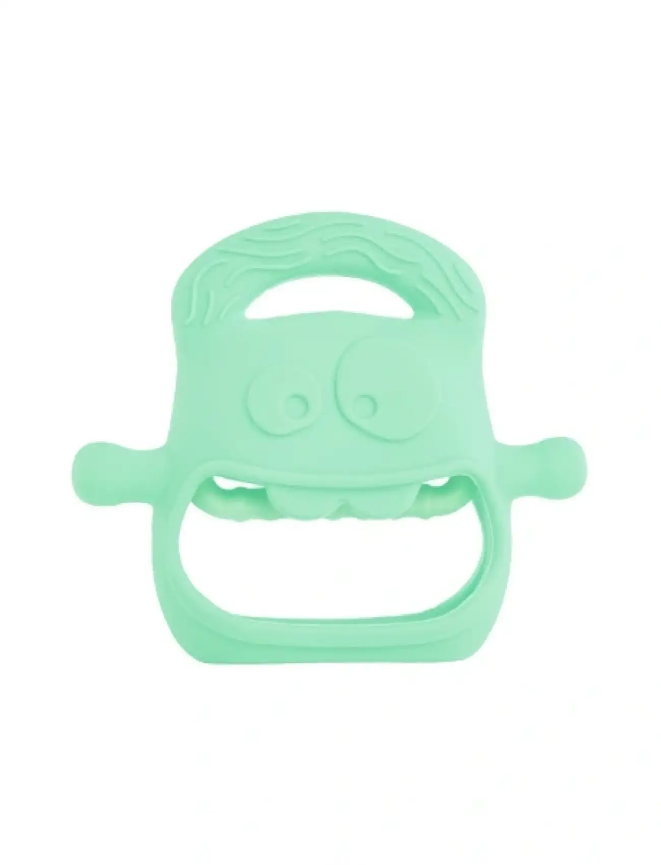 Açık Yeşil Bebek Silikon Diş Kaşıyıcı
