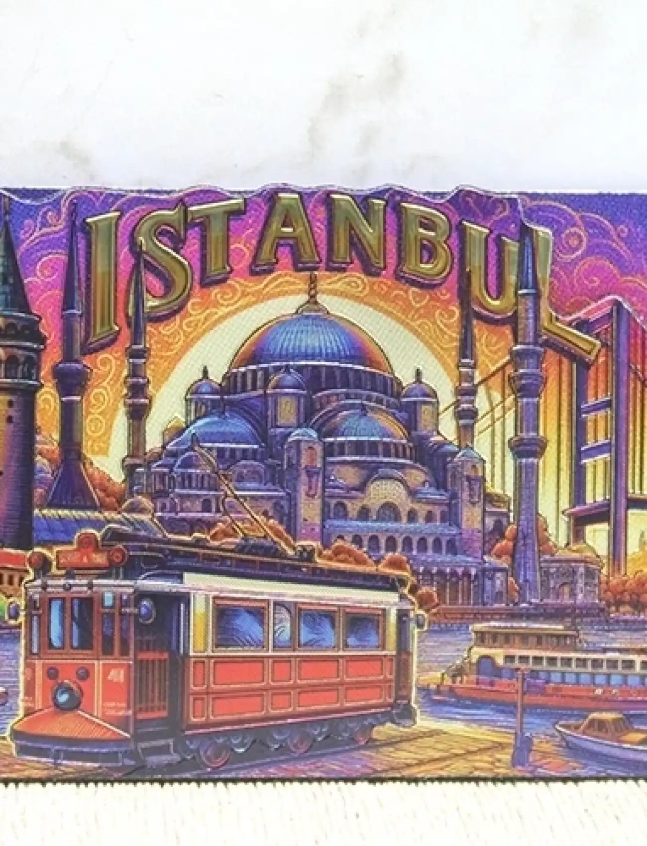 Ahşap İstanbul Temalı Magnet Alk4359