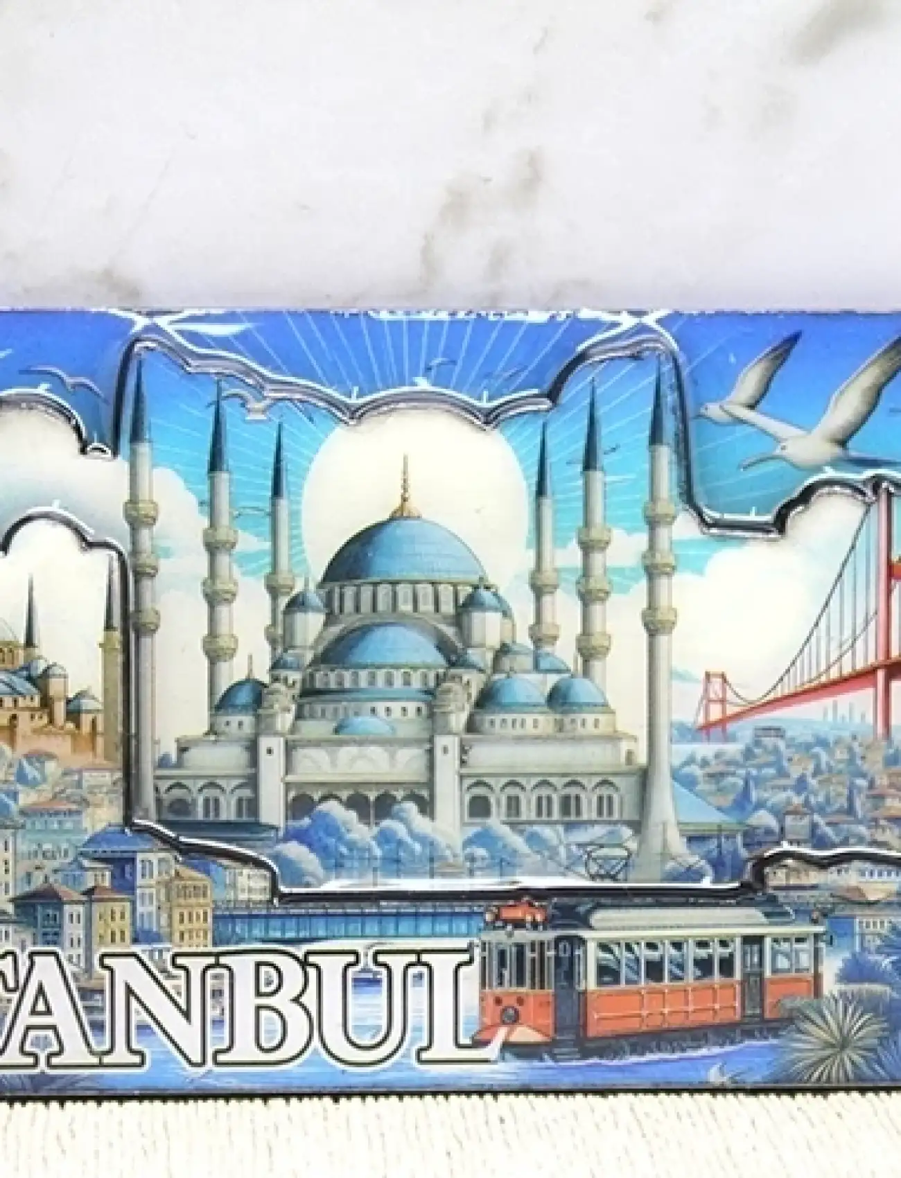Ahşap İstanbul Temalı Magnet Alk4362