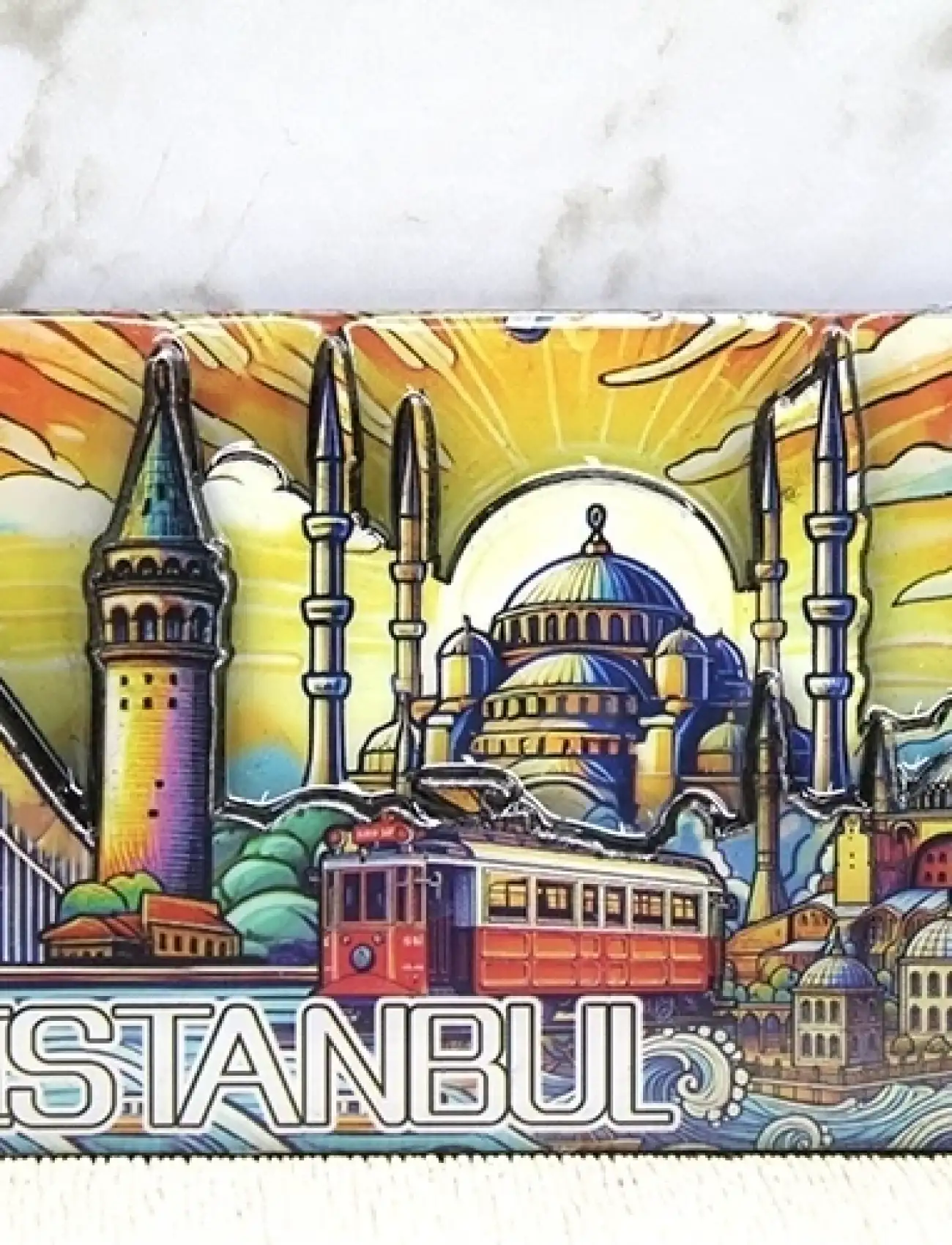 Ahşap İstanbul Temalı Magnet Alk4365