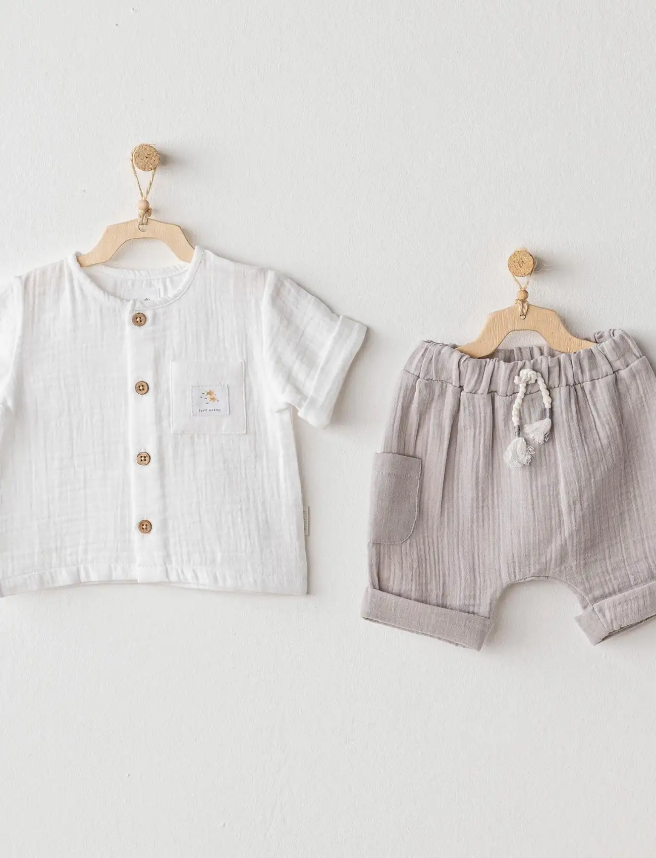 Andywawa AC25617 Ocean İs My Happy Place 2Li Takım Grey