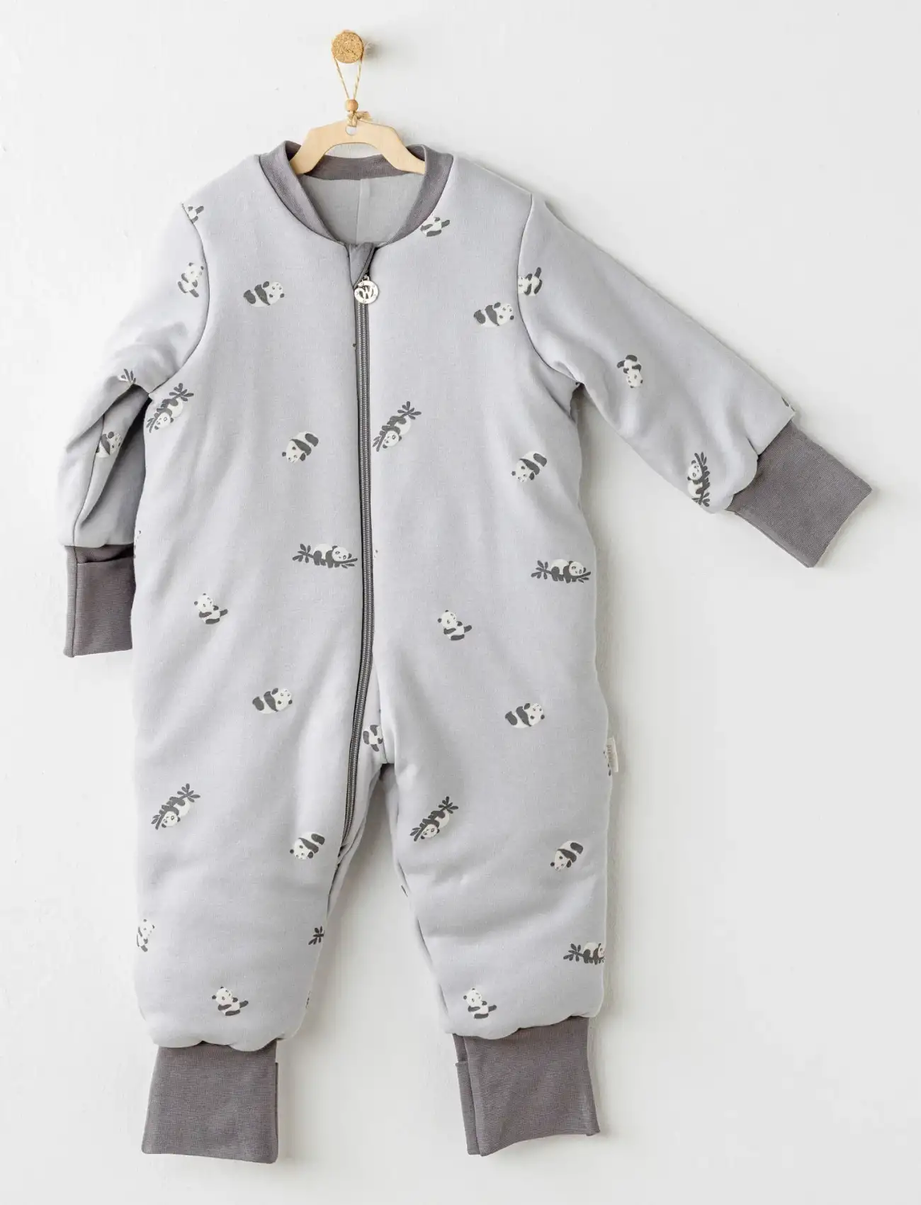 Andywawa AC26035 Fiber Keep Smiling Uyku Tulumu 2,5 TOG Grey