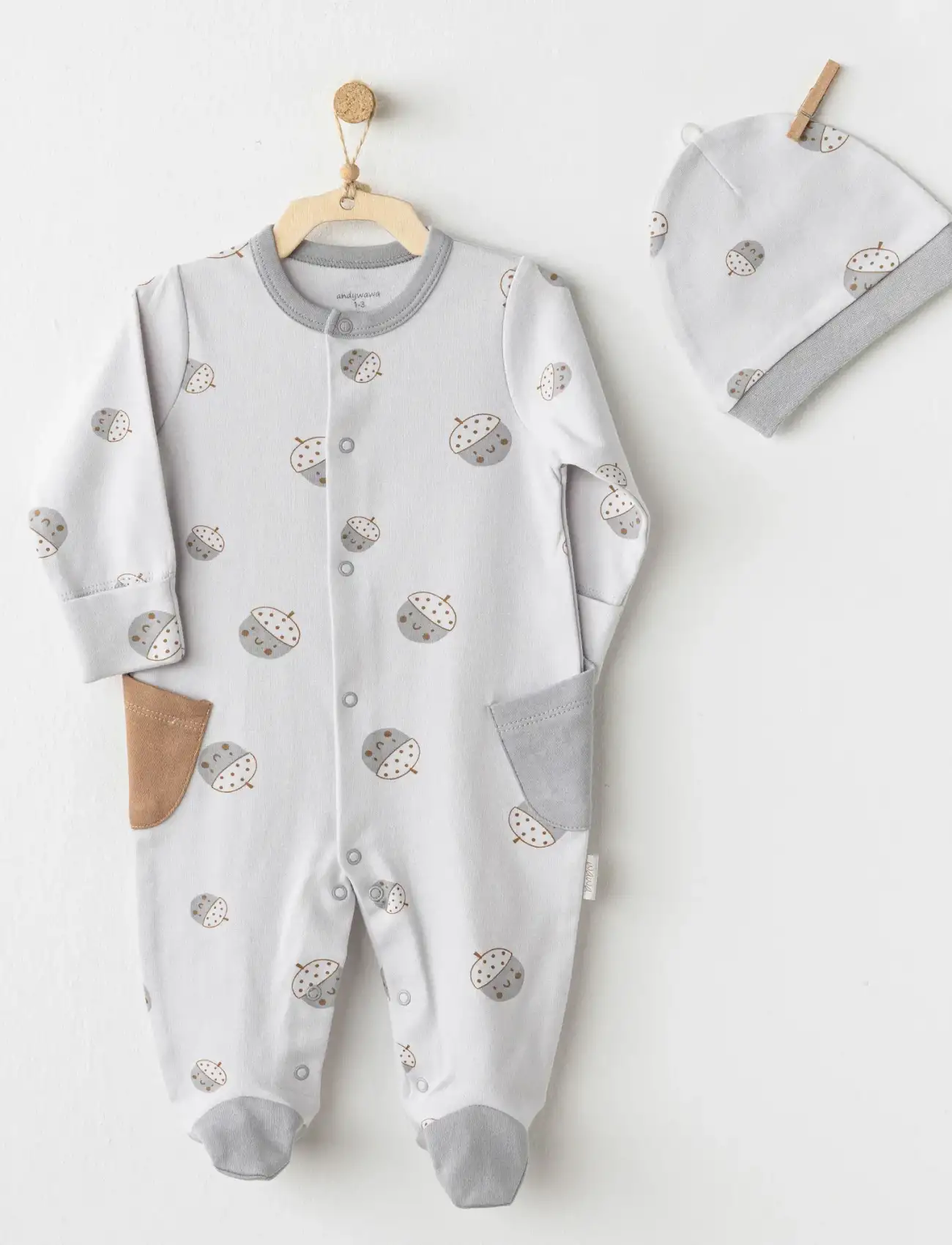 Hello Autumn Tulum Takım Grey