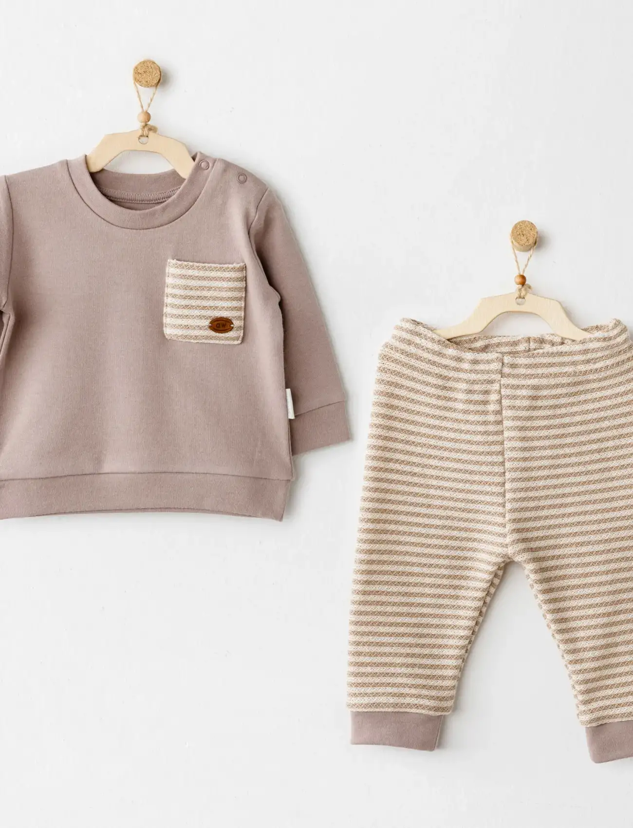 Andywawa AC26160 Tinny S Sheeps 2li Takım Beige