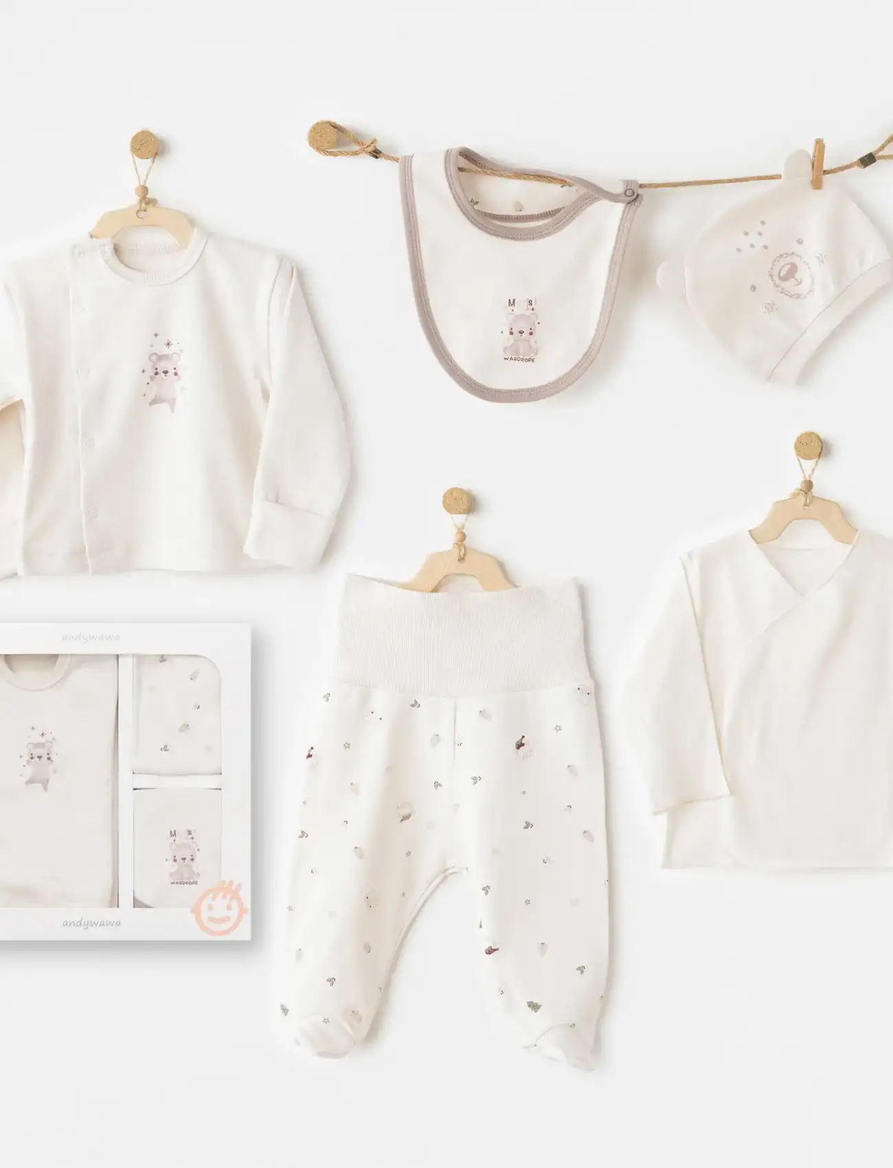 My 1 St Wardrobe 5li Hastane Çıkışı Ekru