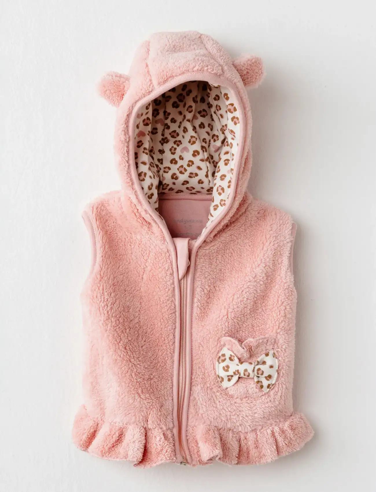 Little Leopard Yelek Pink