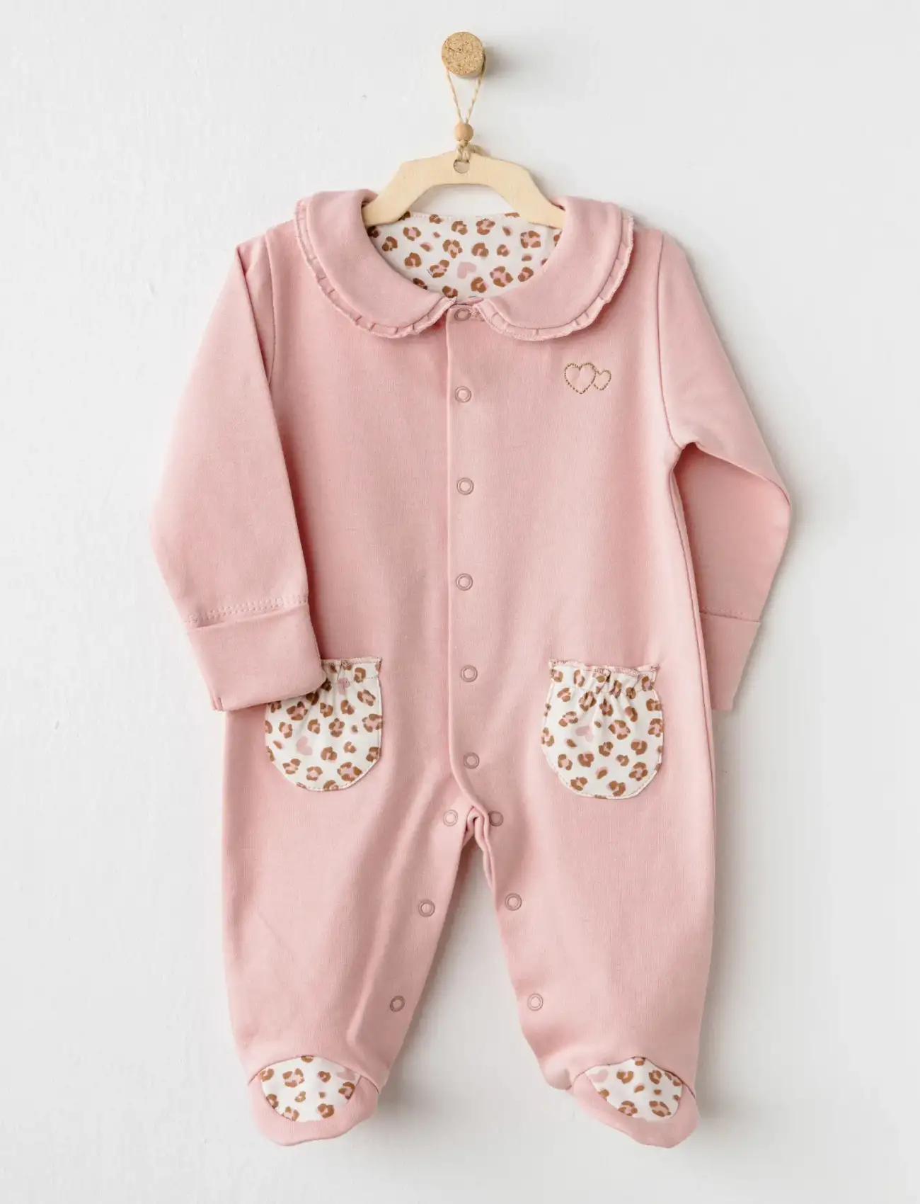 Andywawa AC26240 Little Leopard Tulum Pink