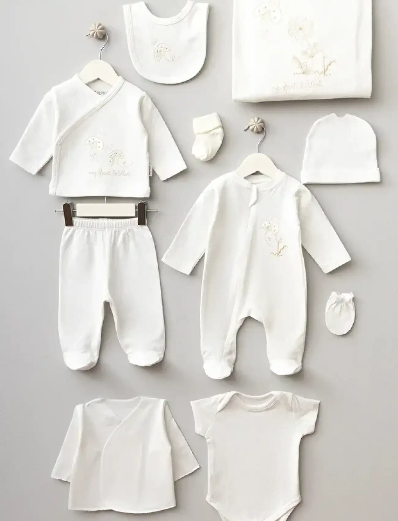 Bebitof Uğur Böceği 10 Parça Hastane Çıkışı 10122 Ekru