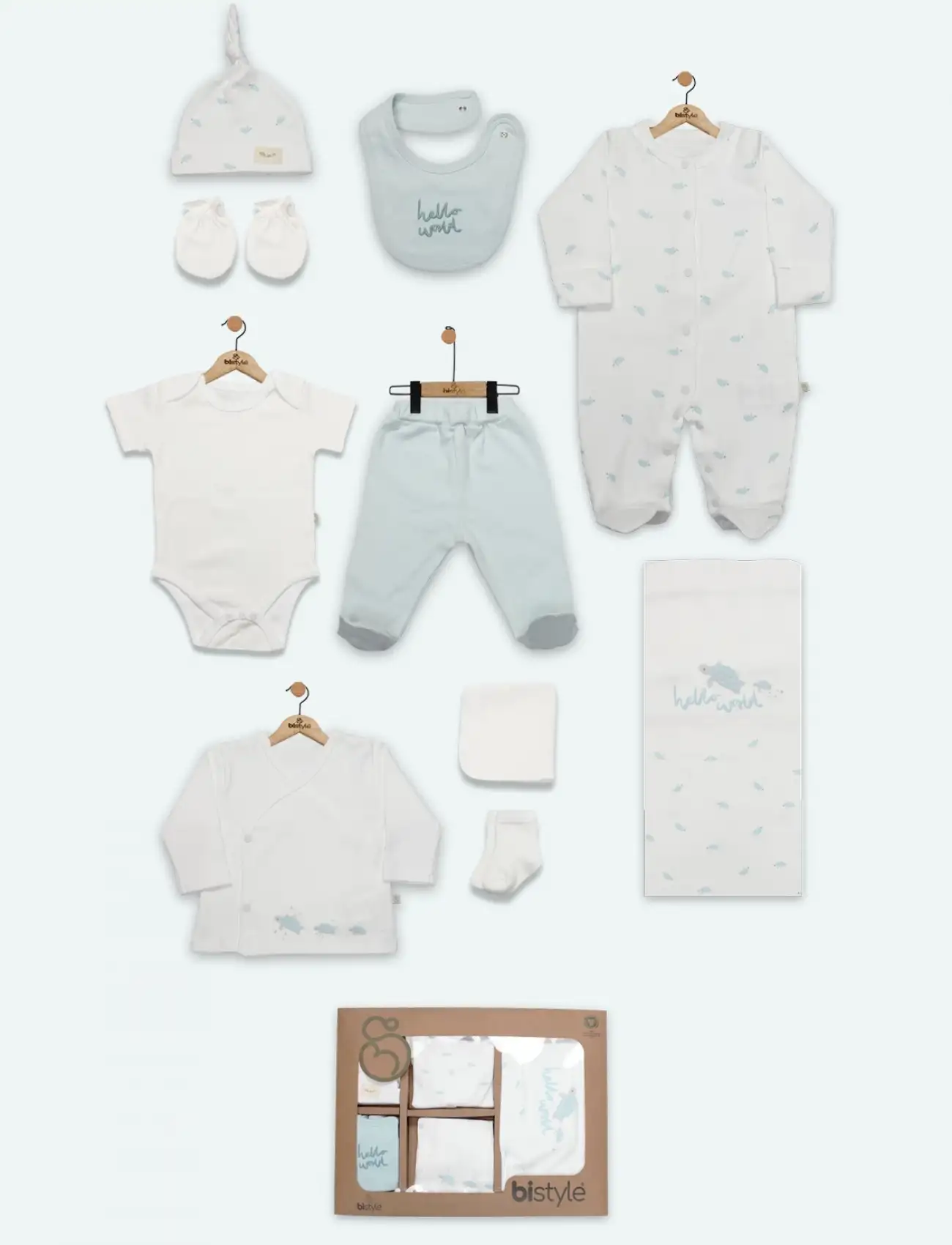 10Lu Hastane Çıkışı Hello World 11104 Mint Ekru