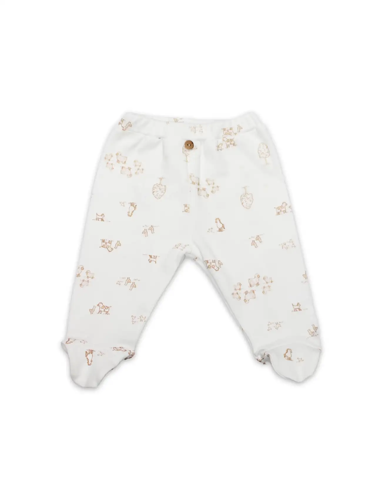 Curly Lamb Patikli Tek Alt 16113 Bej Ekru