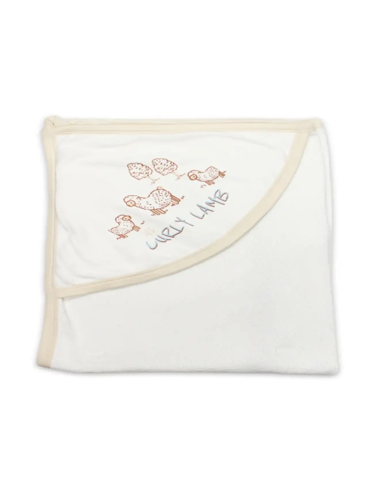 Curly Lamb Tulum 15108 Bej Mavi Ekru