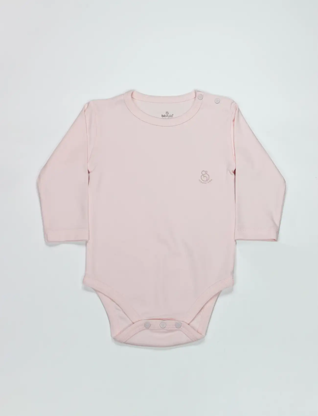 Natural Basic Style Uzun Kol Body 17104 Pembe